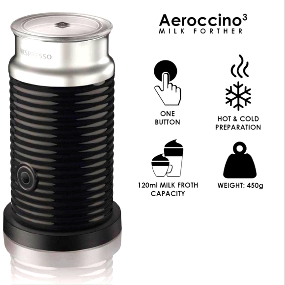 Nespresso Milk Frother - Aeroccino 3 - Picture 1 of 3
